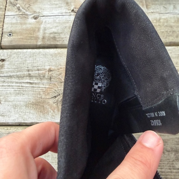 Vince Camuto Black Heeled Boots - Picture 4 of 10